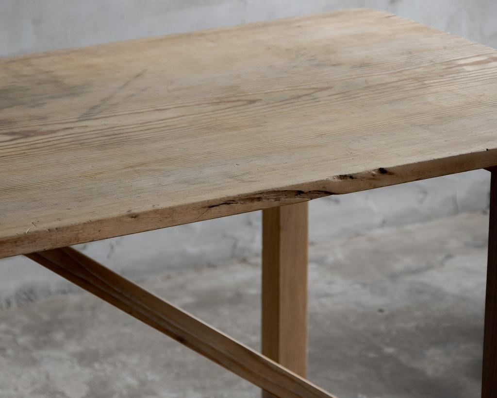 Table japonaise vintage en pin massif, période Showa '1926-' en vente 6