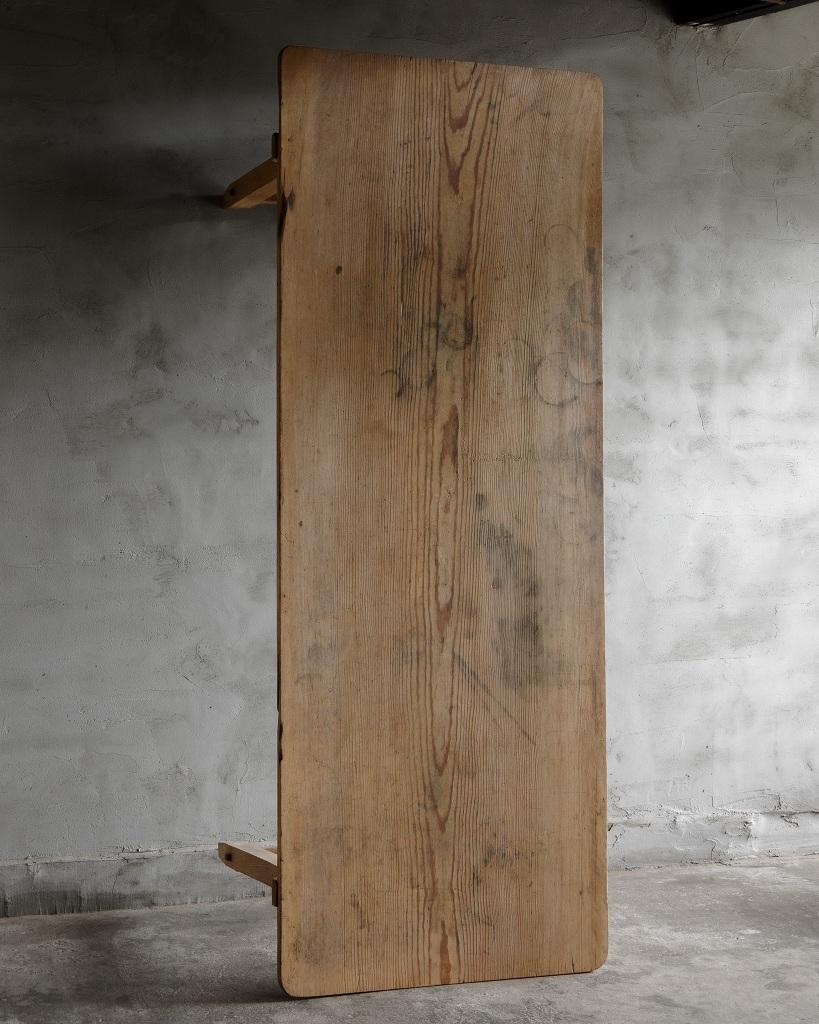Table japonaise vintage en pin massif, période Showa '1926-' en vente 9