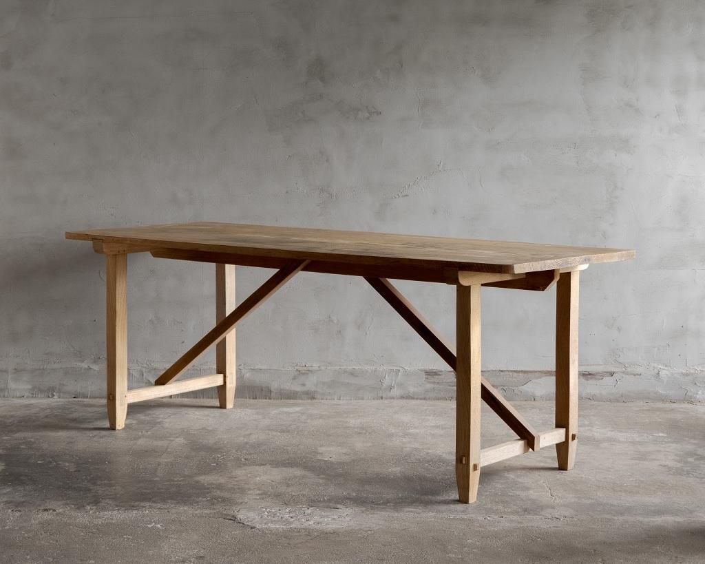 Table japonaise vintage en pin massif, période Showa '1926-' Bon état - En vente à Hitachiomiya-shi, 08