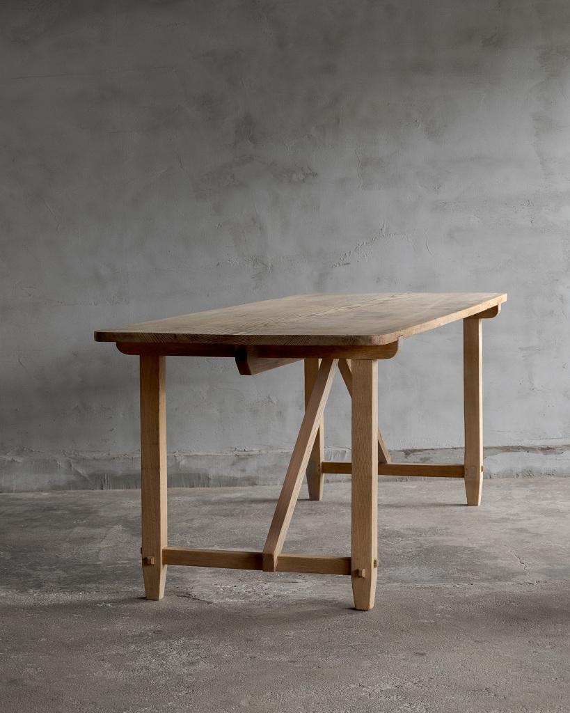 20ième siècle Table japonaise vintage en pin massif, période Showa '1926-' en vente