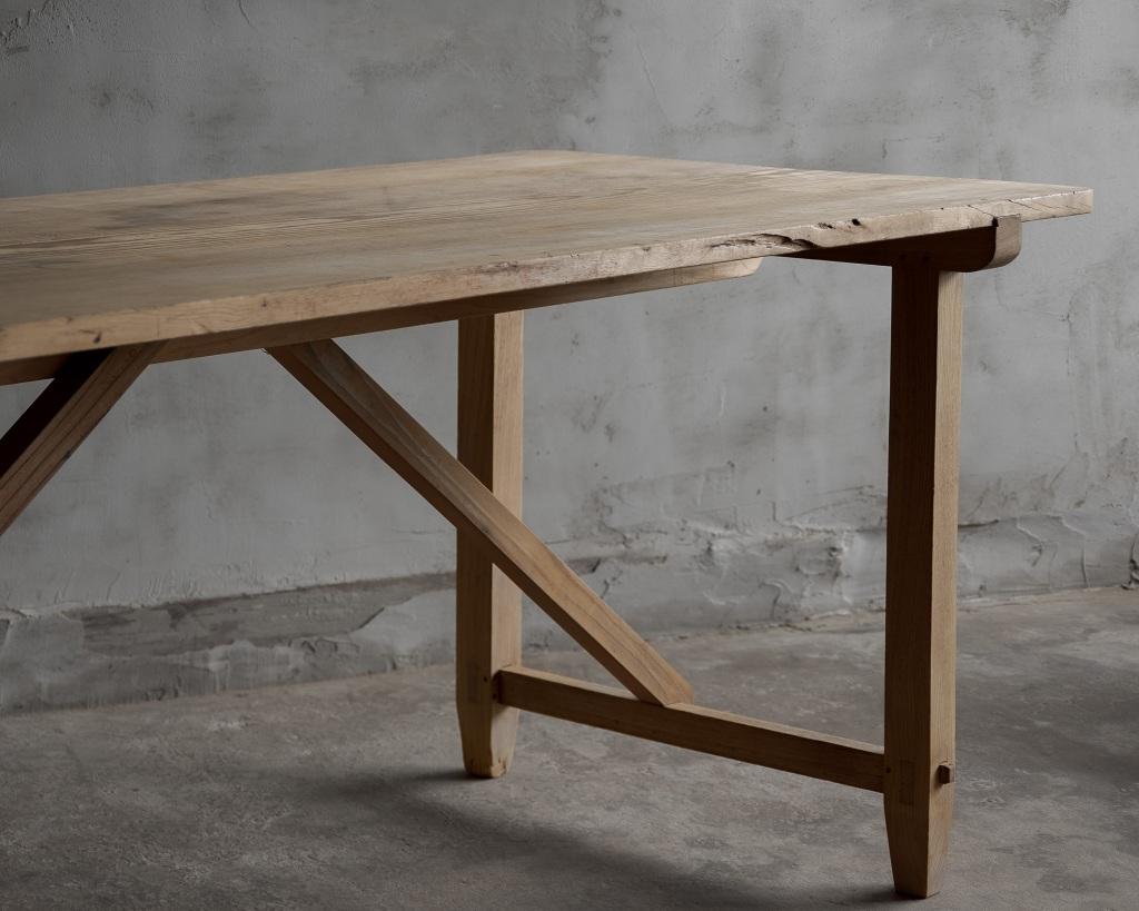 Bois Table japonaise vintage en pin massif, période Showa '1926-' en vente