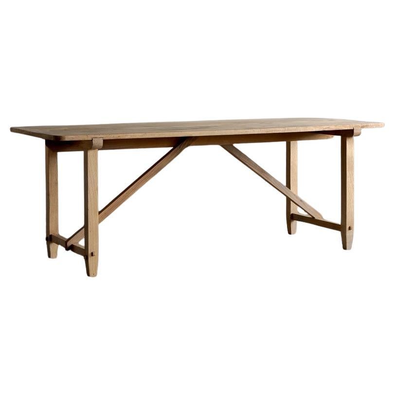 Mesa Vintage Japonesa con Tablero de Pino Macizo, Periodo Showa '1926-'