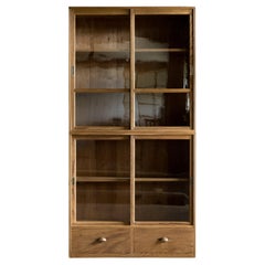 Vitrine empilable japonaise vintage, pin, début Showa 1926- (A)