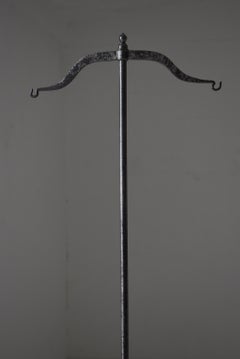 Japanese Vintage Steel Hanger Rack 1900s-1920s/Store Fixtures Antique Coat Rack