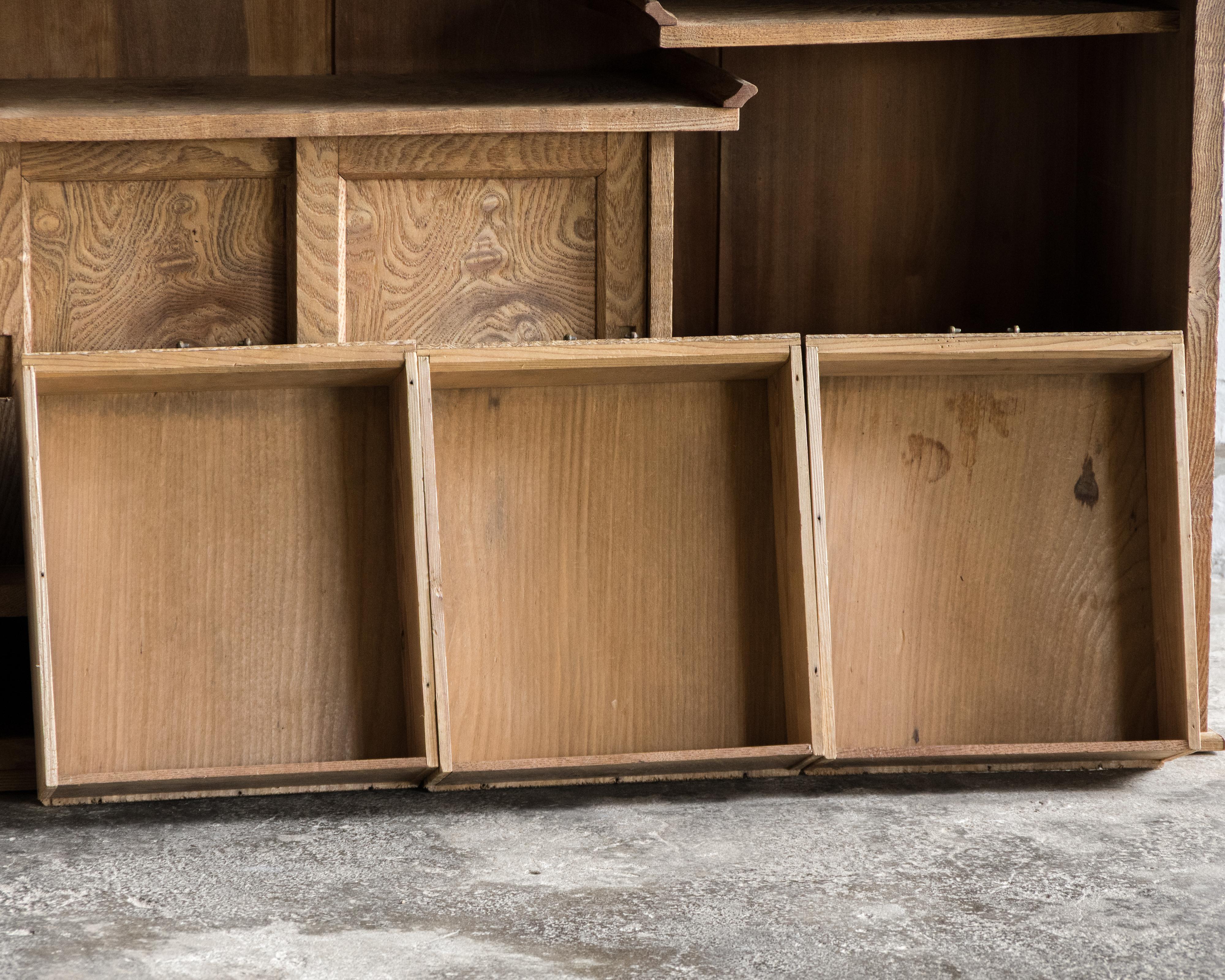 Japanese Vintage Tea Cabinet (Chadansu), Early Showa Period (1926–) For Sale 15
