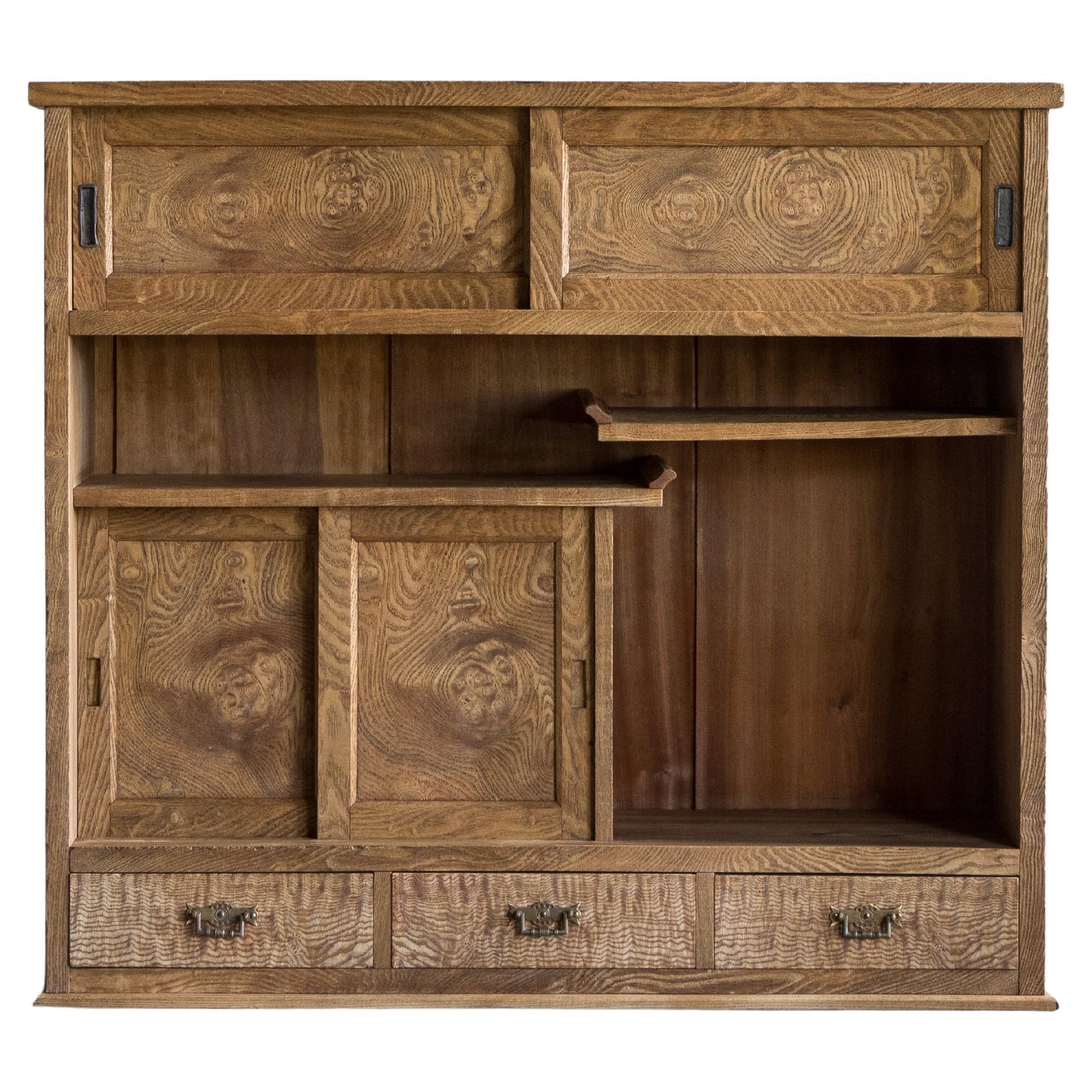Japanese Vintage Tea Cabinet (Chadansu), Early Showa Period (1926–) For Sale