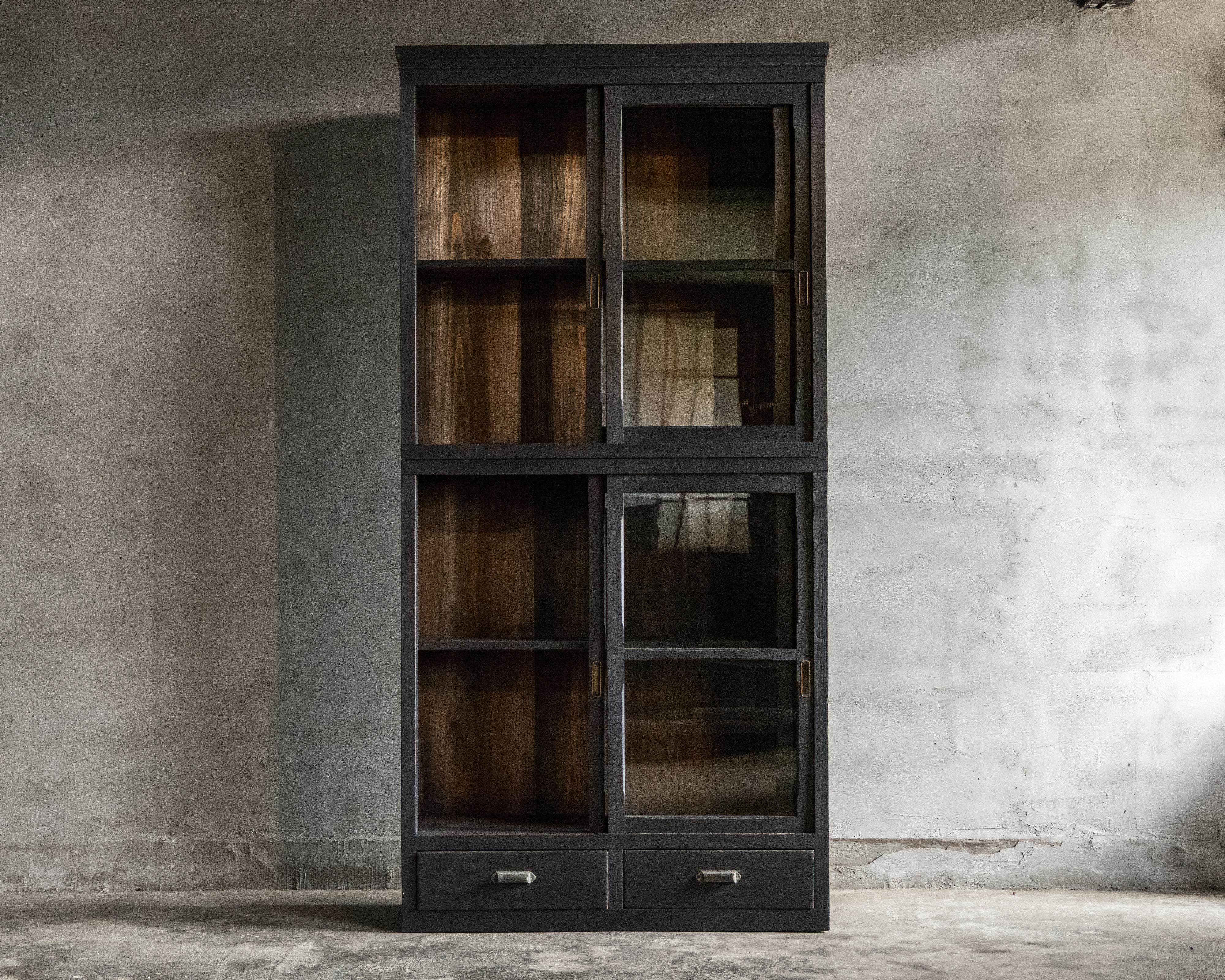 Mobile giapponese d'epoca a due sezioni in vetro, primo periodo Showa (1926-1945) in vendita 7