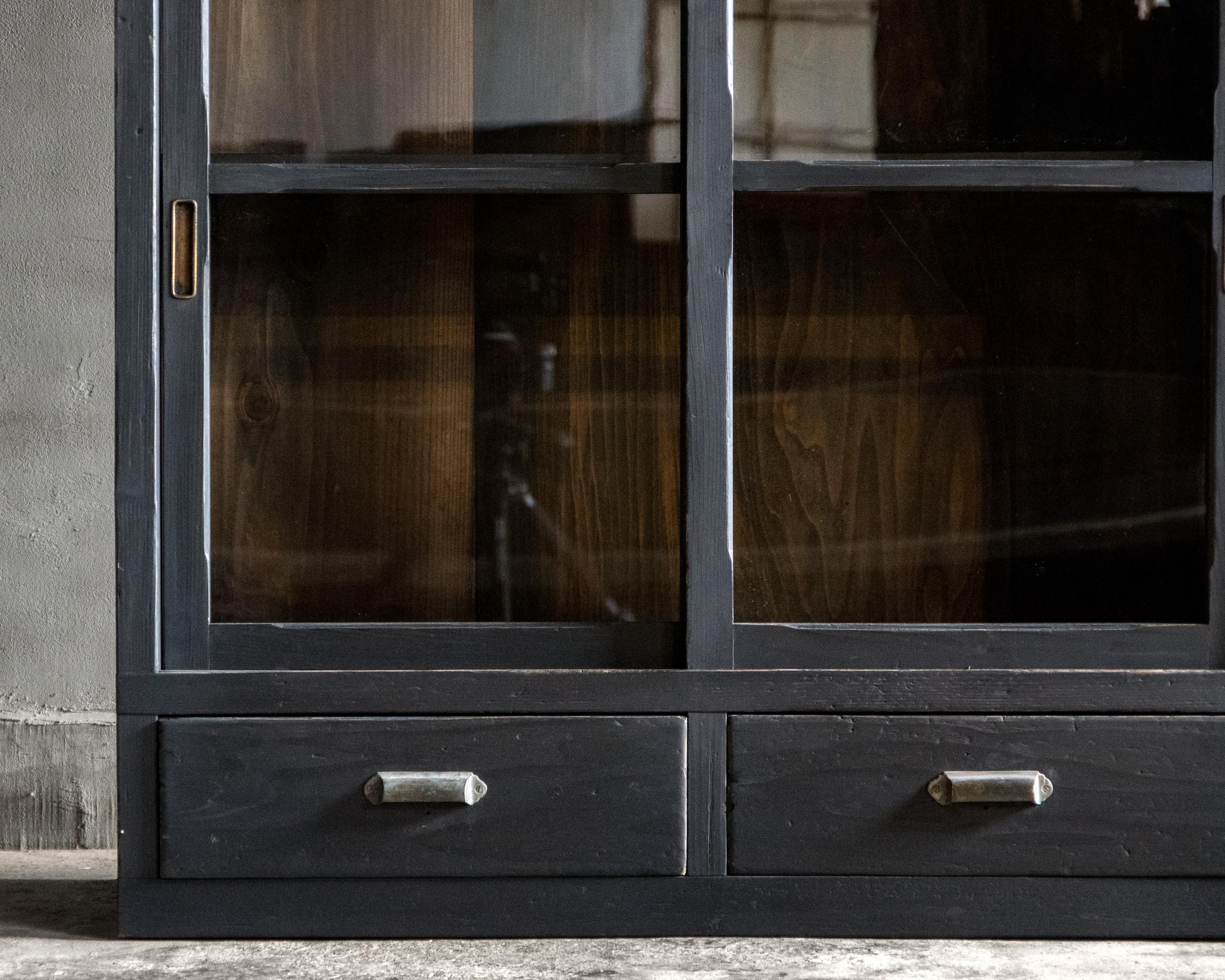 Mobile giapponese d'epoca a due sezioni in vetro, primo periodo Showa (1926-1945) in vendita 8