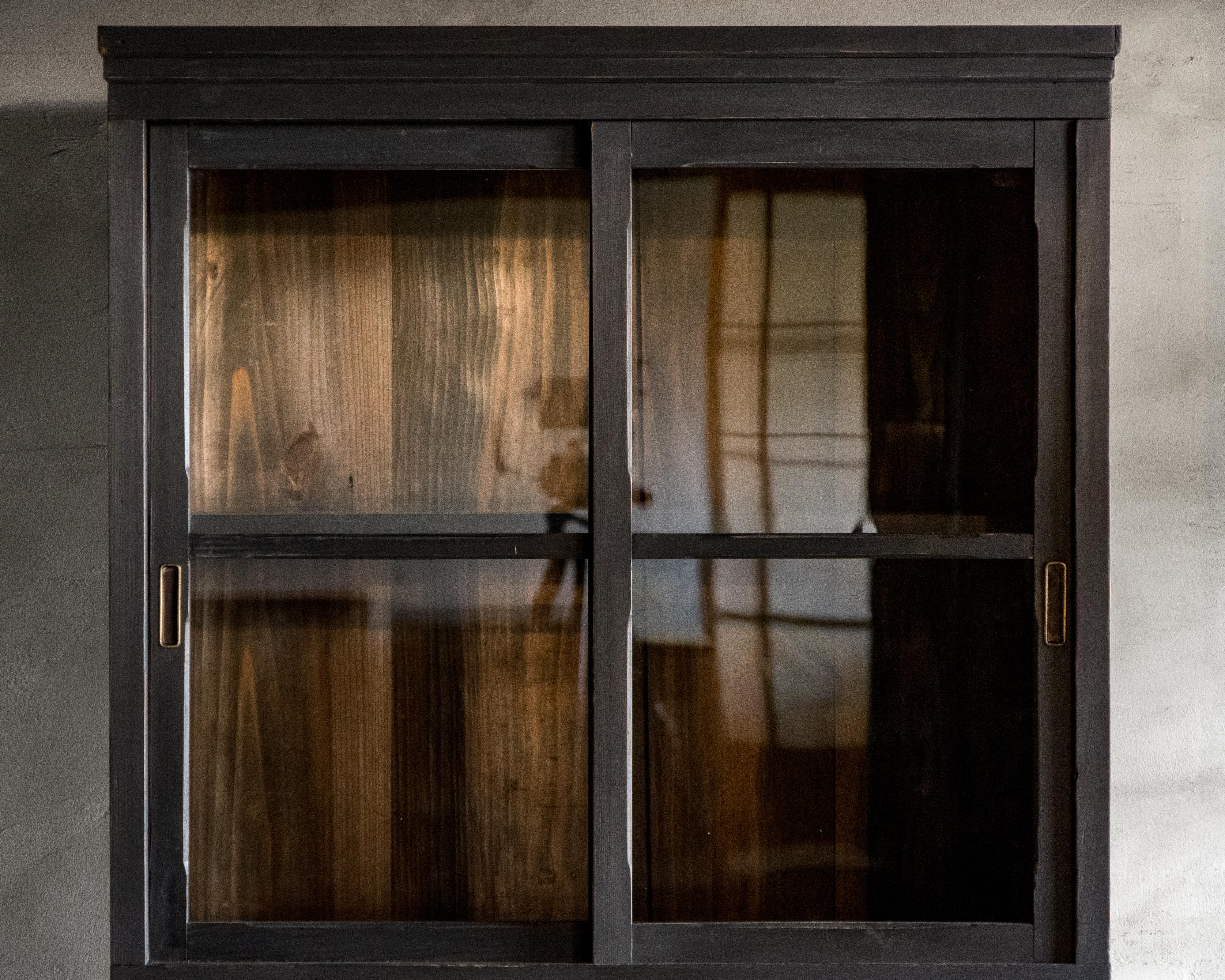 Mobile giapponese d'epoca a due sezioni in vetro, primo periodo Showa (1926-1945) in vendita 9