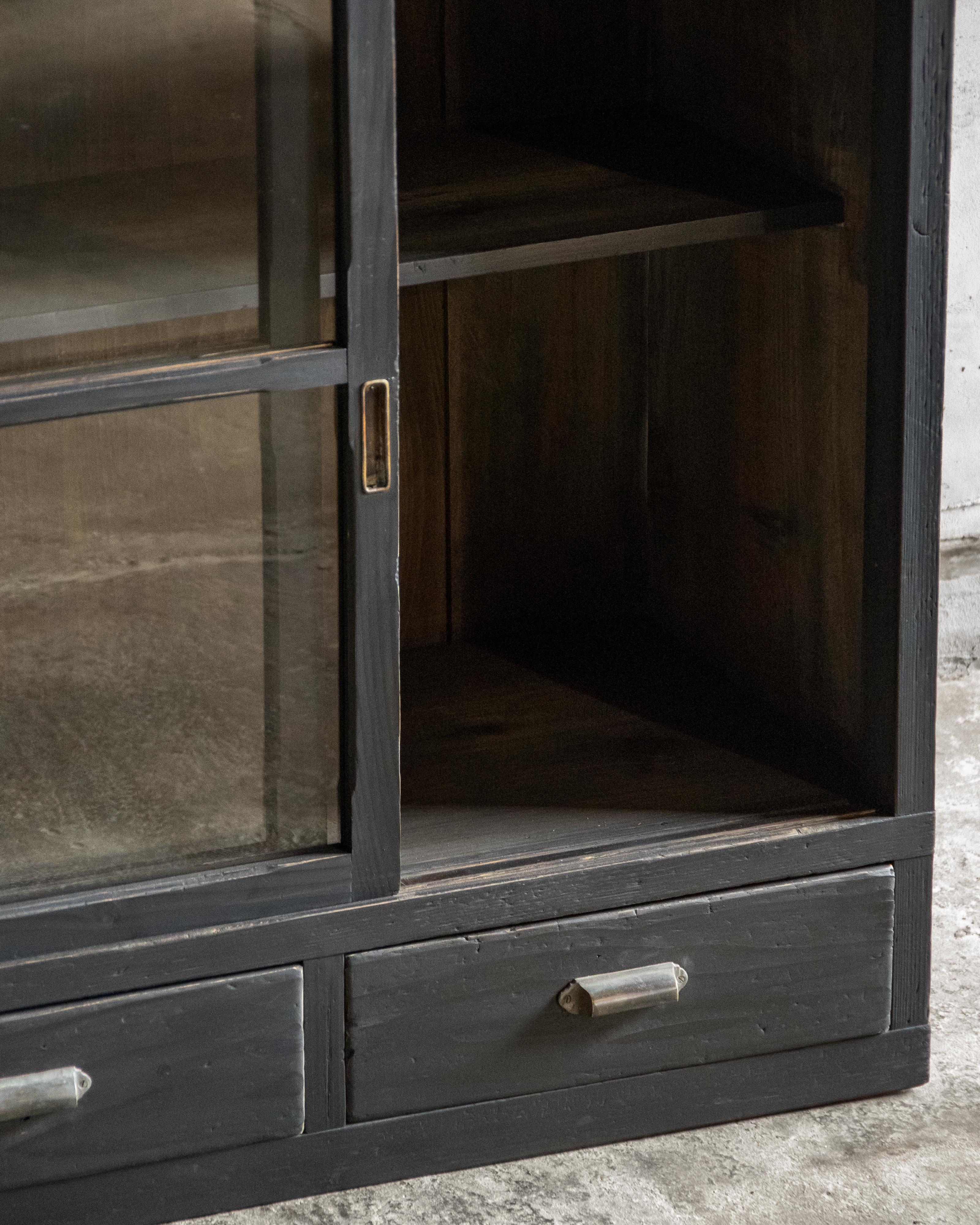 Mobile giapponese d'epoca a due sezioni in vetro, primo periodo Showa (1926-1945) in vendita 12