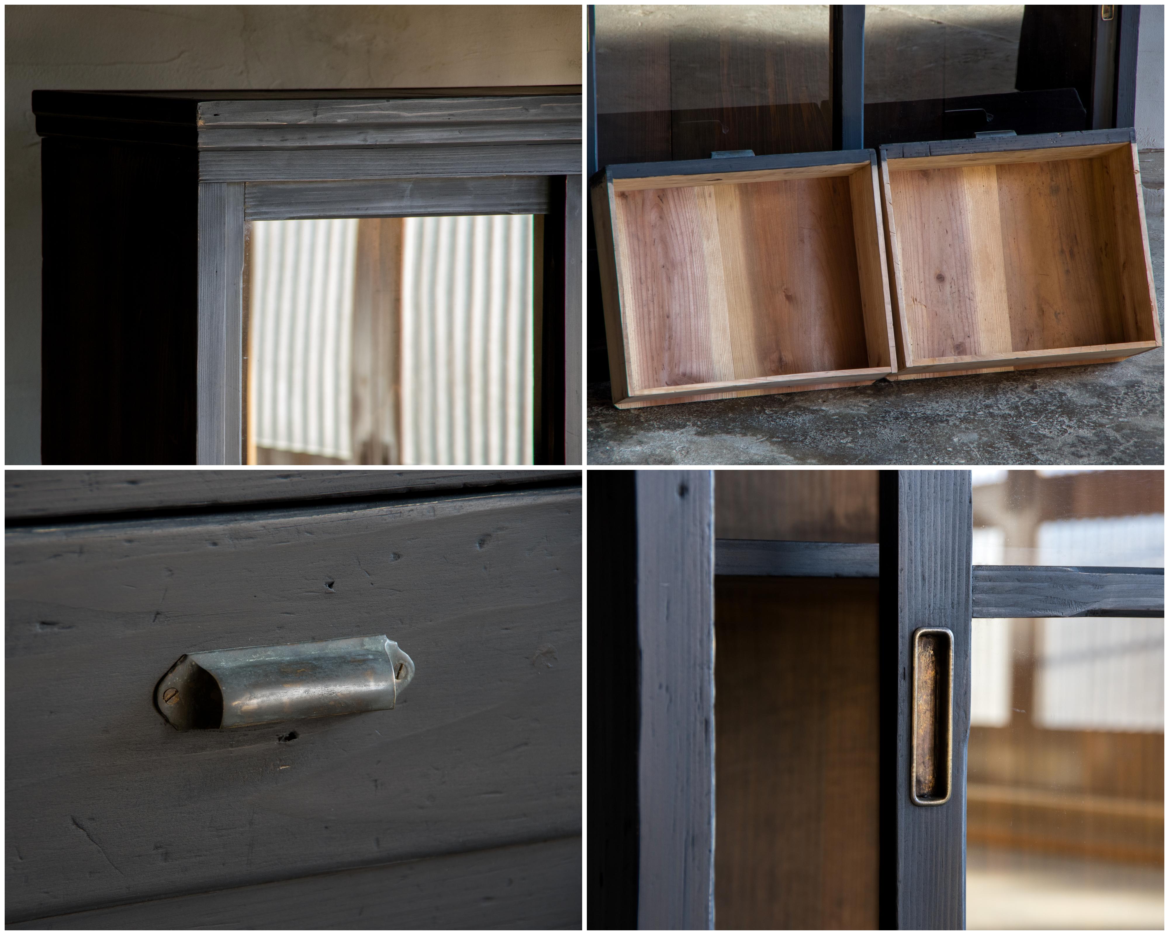 Mobile giapponese d'epoca a due sezioni in vetro, primo periodo Showa (1926-1945) in vendita 14