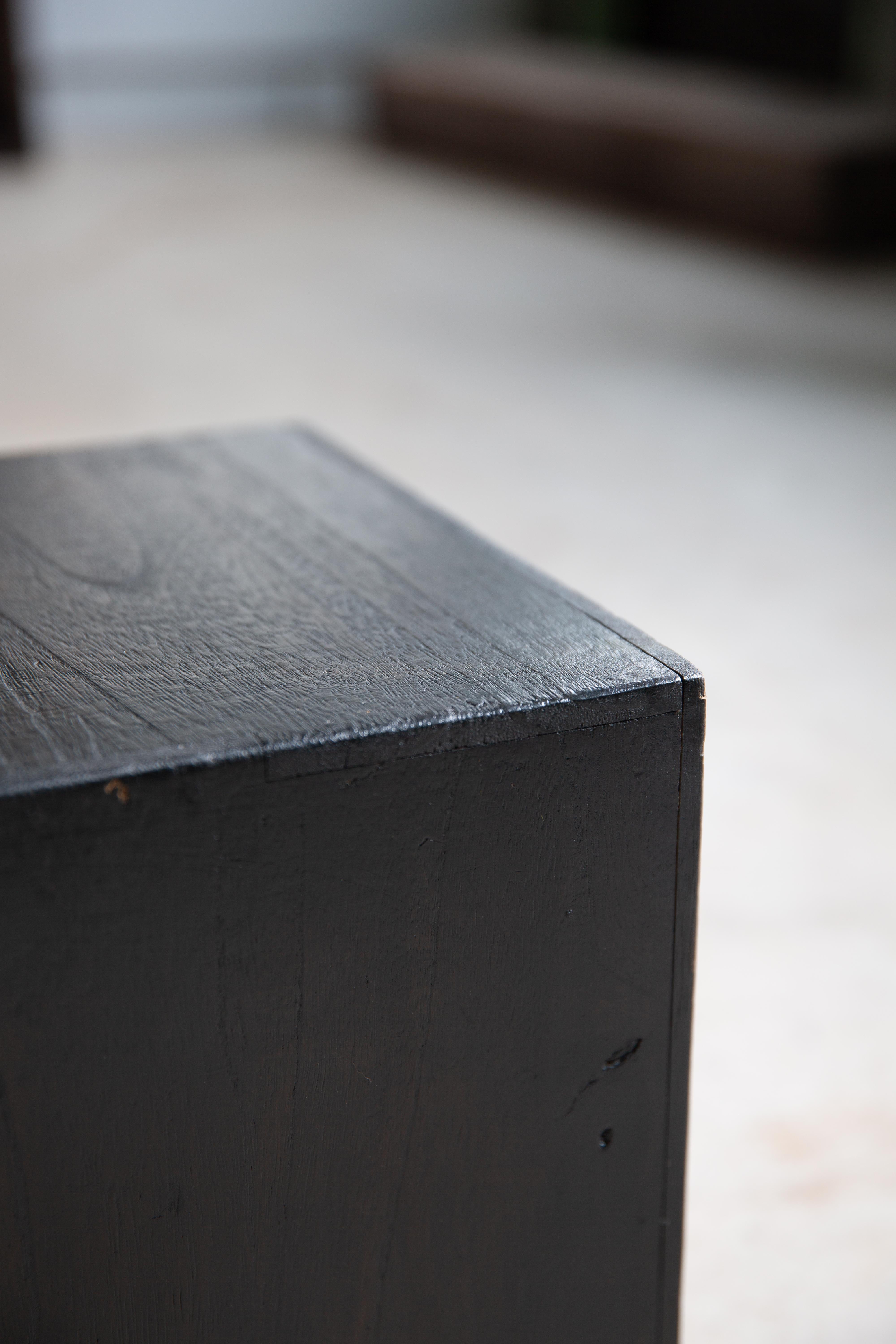 Japanese vintage urushi small Kiri tansu box chest of drawers, wabi sabi mingei For Sale 1