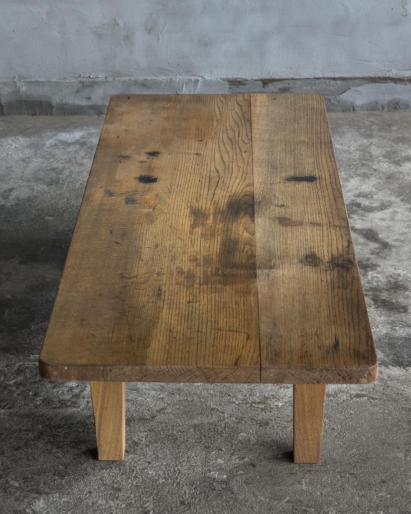 Japanese Vintage Wooden Low Table, Mid Showa Period '1940-' For Sale 7