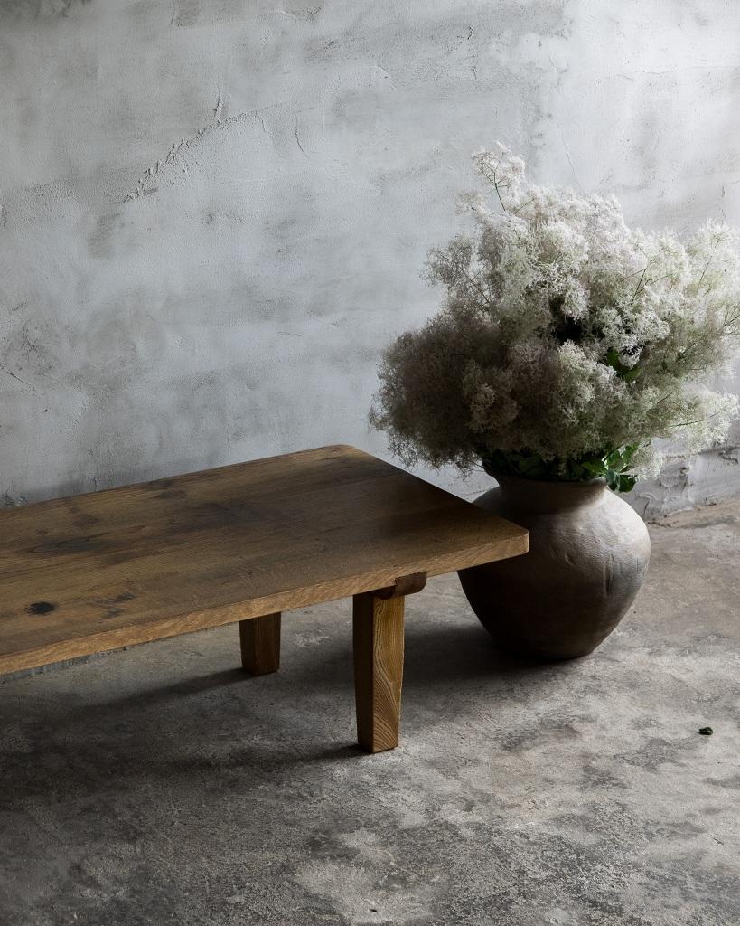 Japanese Vintage Wooden Low Table, Mid Showa Period '1940-' For Sale 9