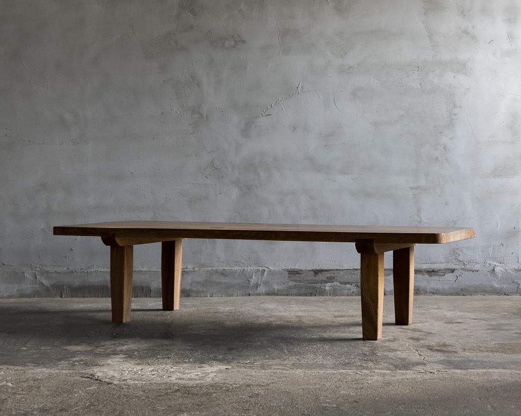 Japanese Vintage Wooden Low Table, Mid Showa Period '1940-' In Good Condition For Sale In Hitachiomiya-shi, 08