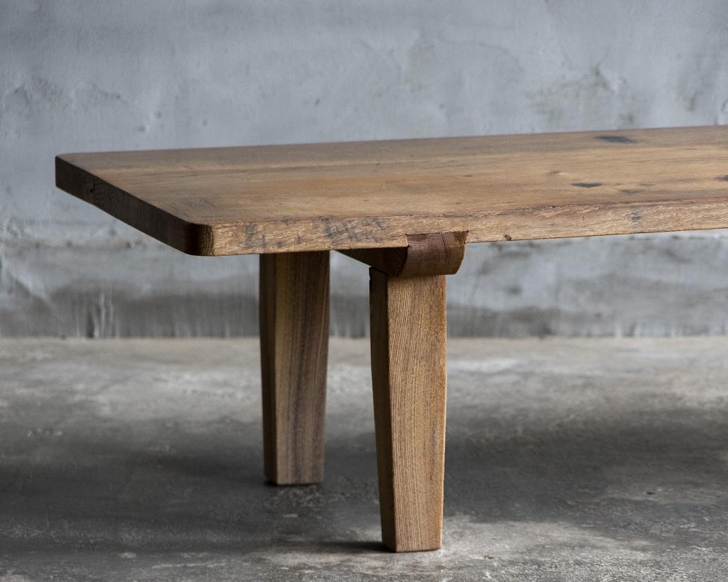 Japanese Vintage Wooden Low Table, Mid Showa Period '1940-' For Sale 1