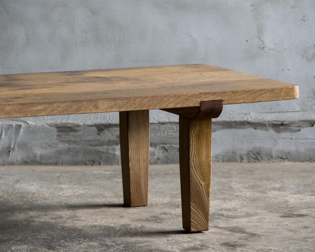 Japanese Vintage Wooden Low Table, Mid Showa Period '1940-' For Sale 2