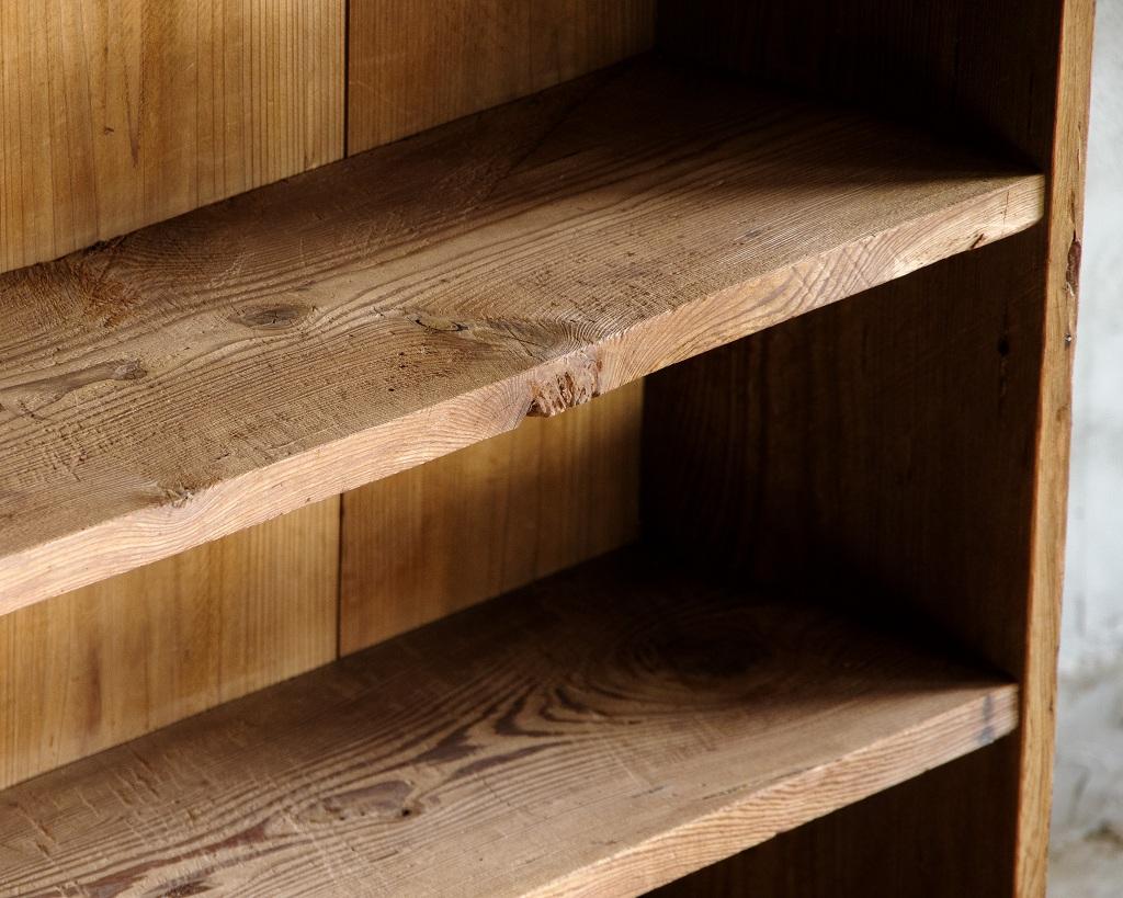 Japanese Vintage Wooden Open Shelf, Mid Showa Period '1940-' For Sale 5