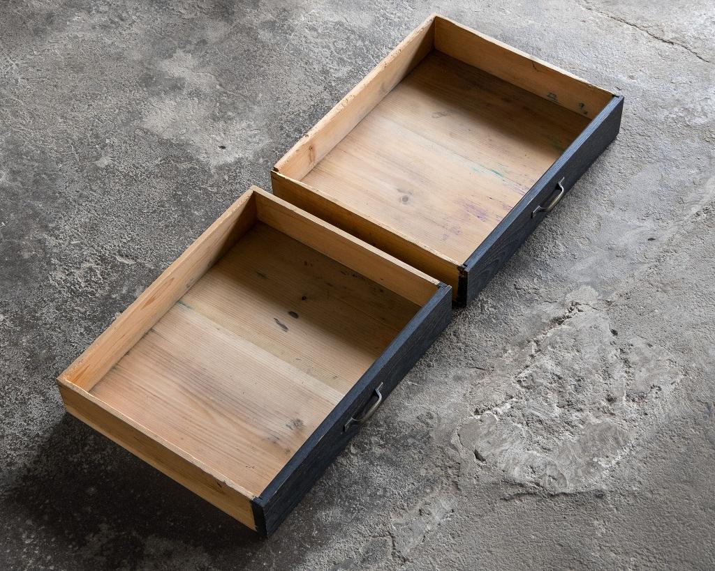 Mesa de Escritura Vintage Japonesa, Periodo Showa laca negra, Madera Maciza en venta 8