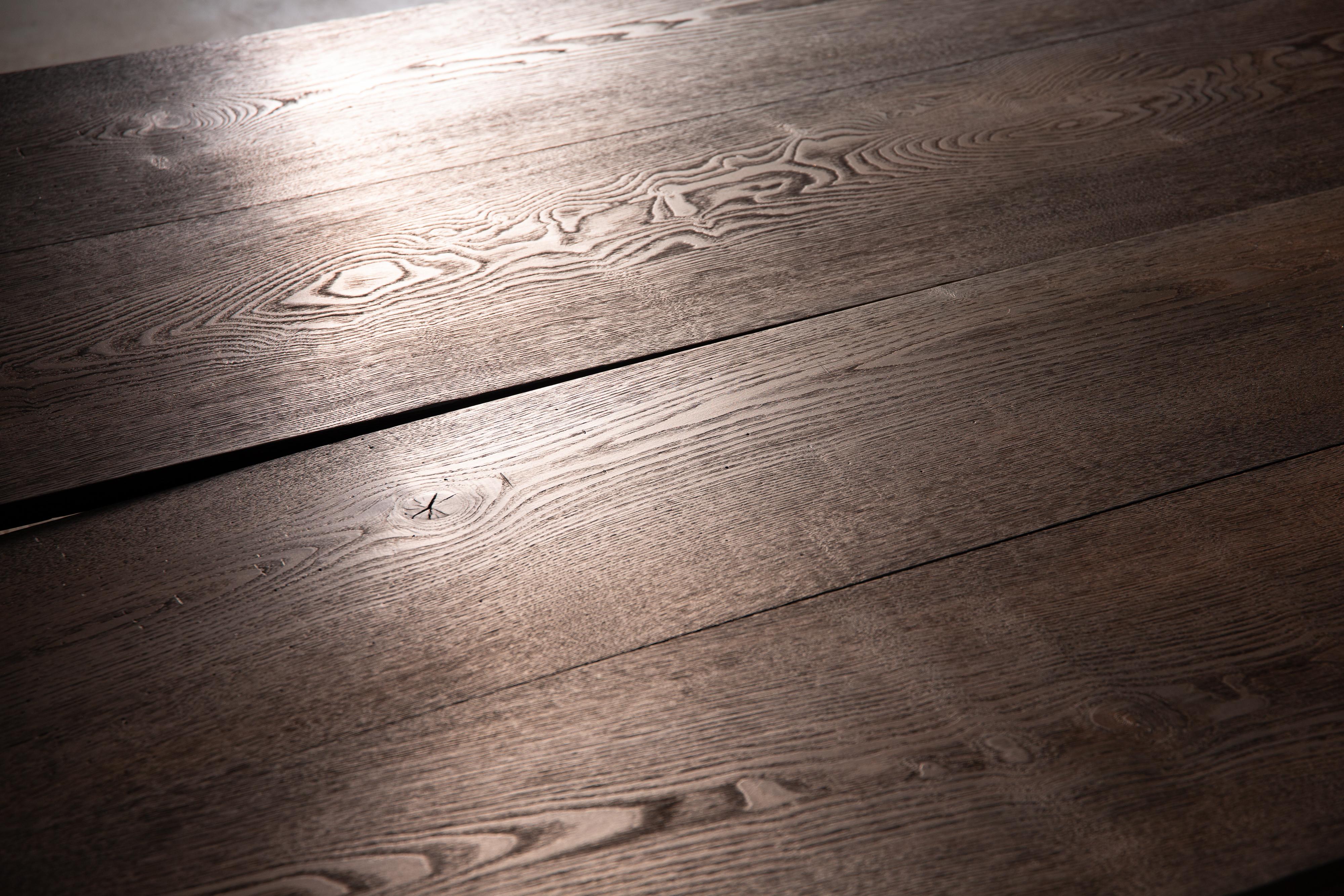 Japanischer Vintage Zataku, Wabi sabi schwarzer langer niedriger Tisch, Couchtisch im Angebot 6