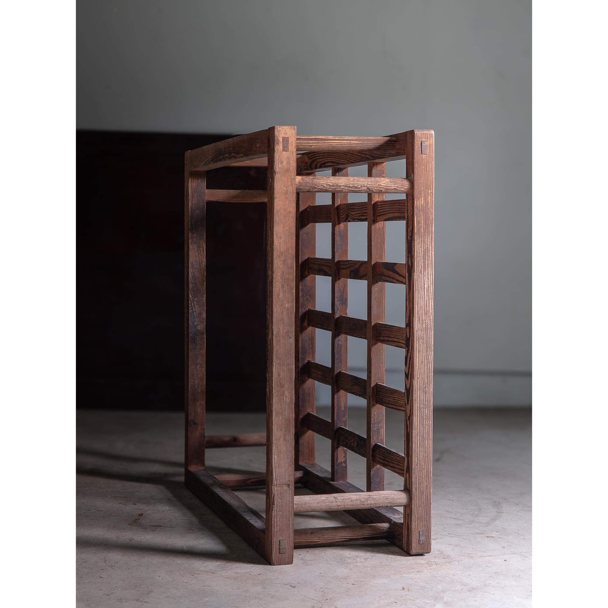 Japanese vtg low table. solid hardwood tabletop & antique leg frame. wabi sabi For Sale 8