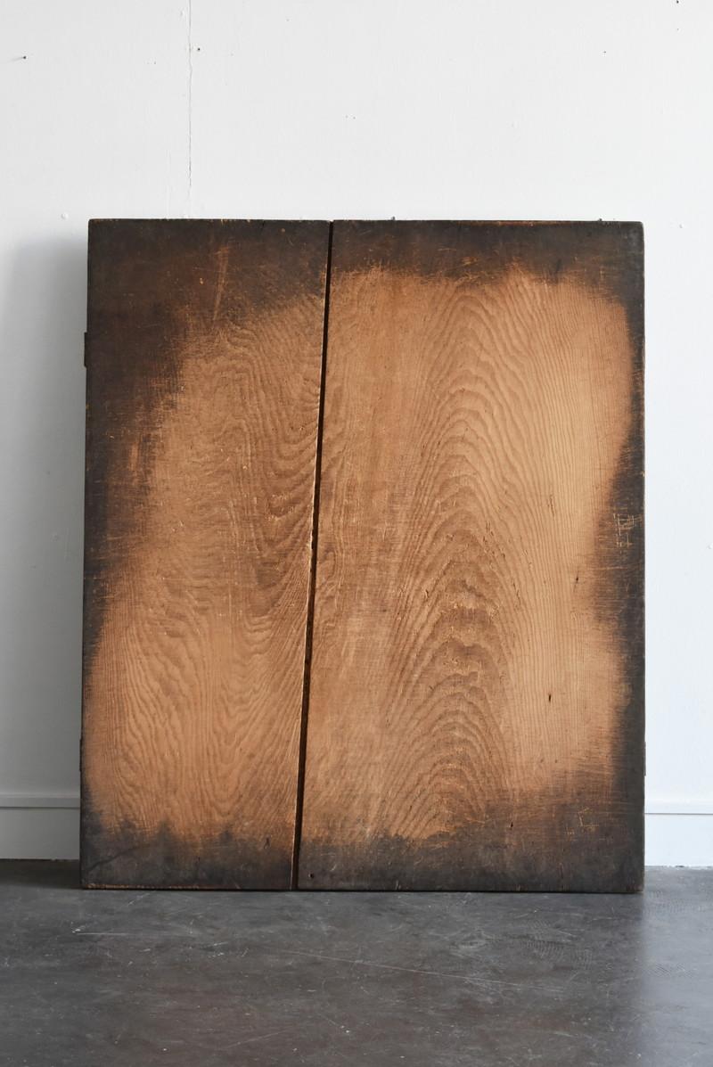 Meiji Japanese Wabi-Sabi Antique Board / 1868-1910/Table Top Board Plate / Mingei