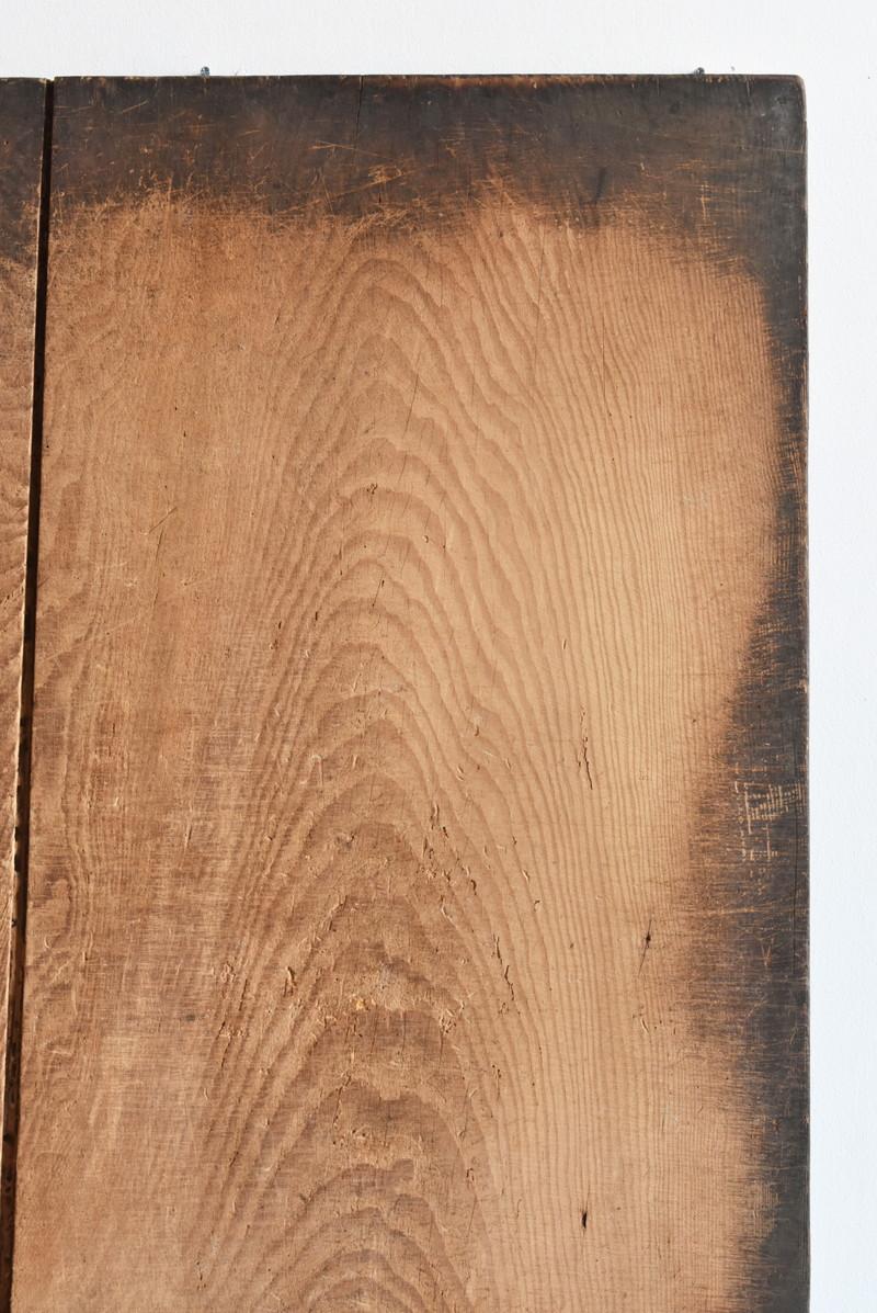 Woodwork Japanese Wabi-Sabi Antique Board / 1868-1910/Table Top Board Plate / Mingei