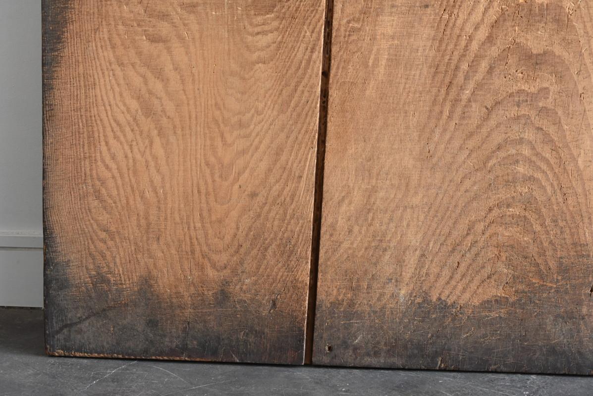 Pine Japanese Wabi-Sabi Antique Board / 1868-1910/Table Top Board Plate / Mingei
