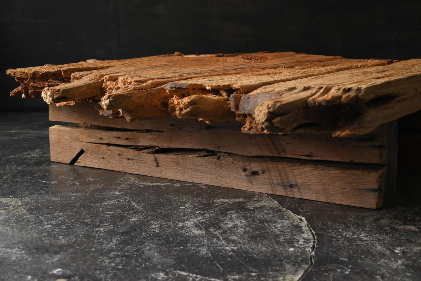 Japanischer Wabi Sabi Antiker niedriger Holztisch/1800-1920/Sofa-Tisch aus Holz (19. Jahrhundert) im Angebot