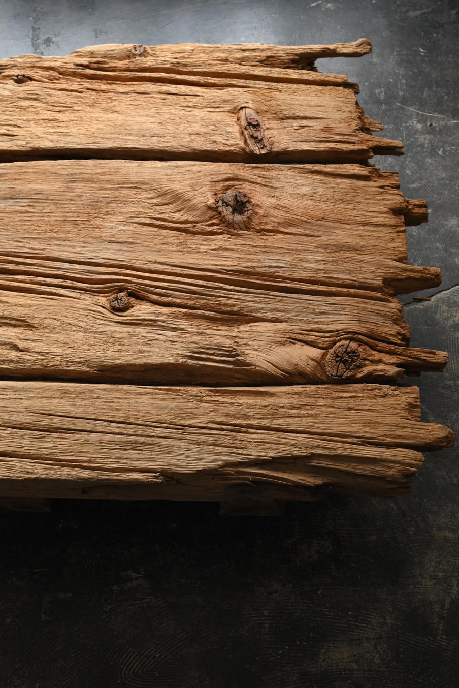 Japanischer Wabi Sabi Antiker niedriger Holztisch/1800-1920/Sofa-Tisch aus Holz im Angebot 1