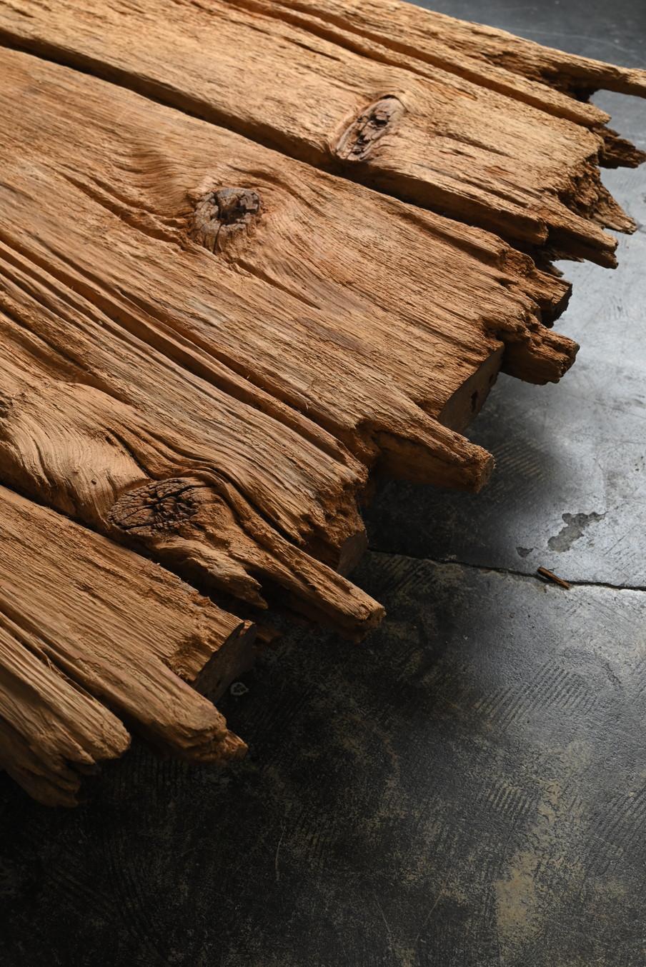 Japanischer Wabi Sabi Antiker niedriger Holztisch/1800-1920/Sofa-Tisch aus Holz im Angebot 2