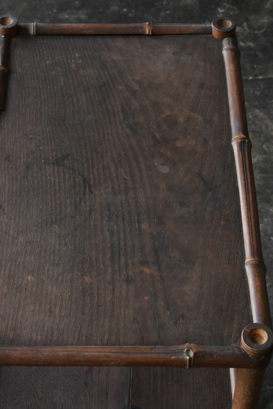 Japanese Wabi-Sabi Shelf Made of Bamboo and Wood / Meiji-Taisho Era / 1868-1920 6