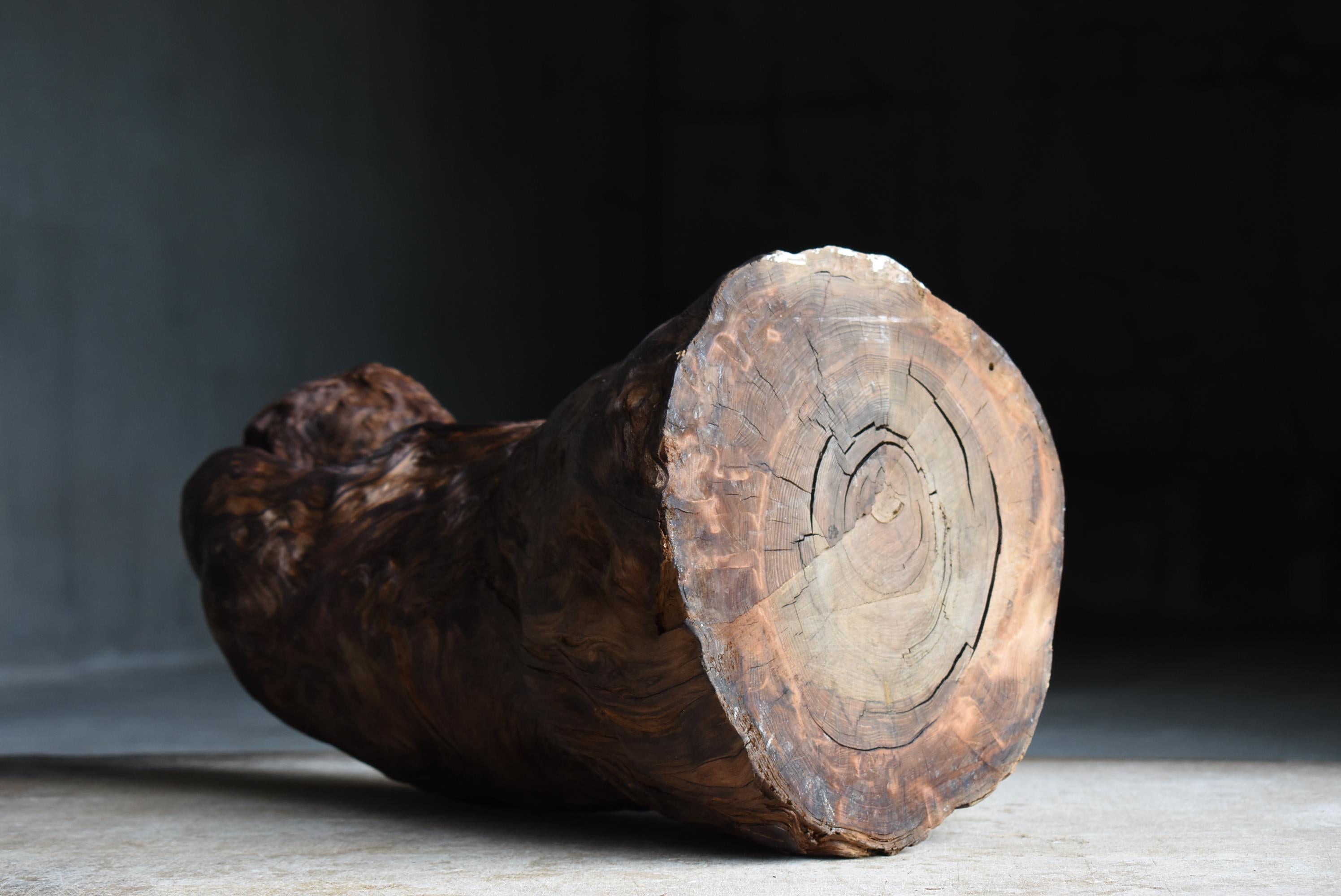 Sculpture japonaise Wabi-Sabi en loupe de Yakusugi / Natural Abstract Form Objects en vente 6