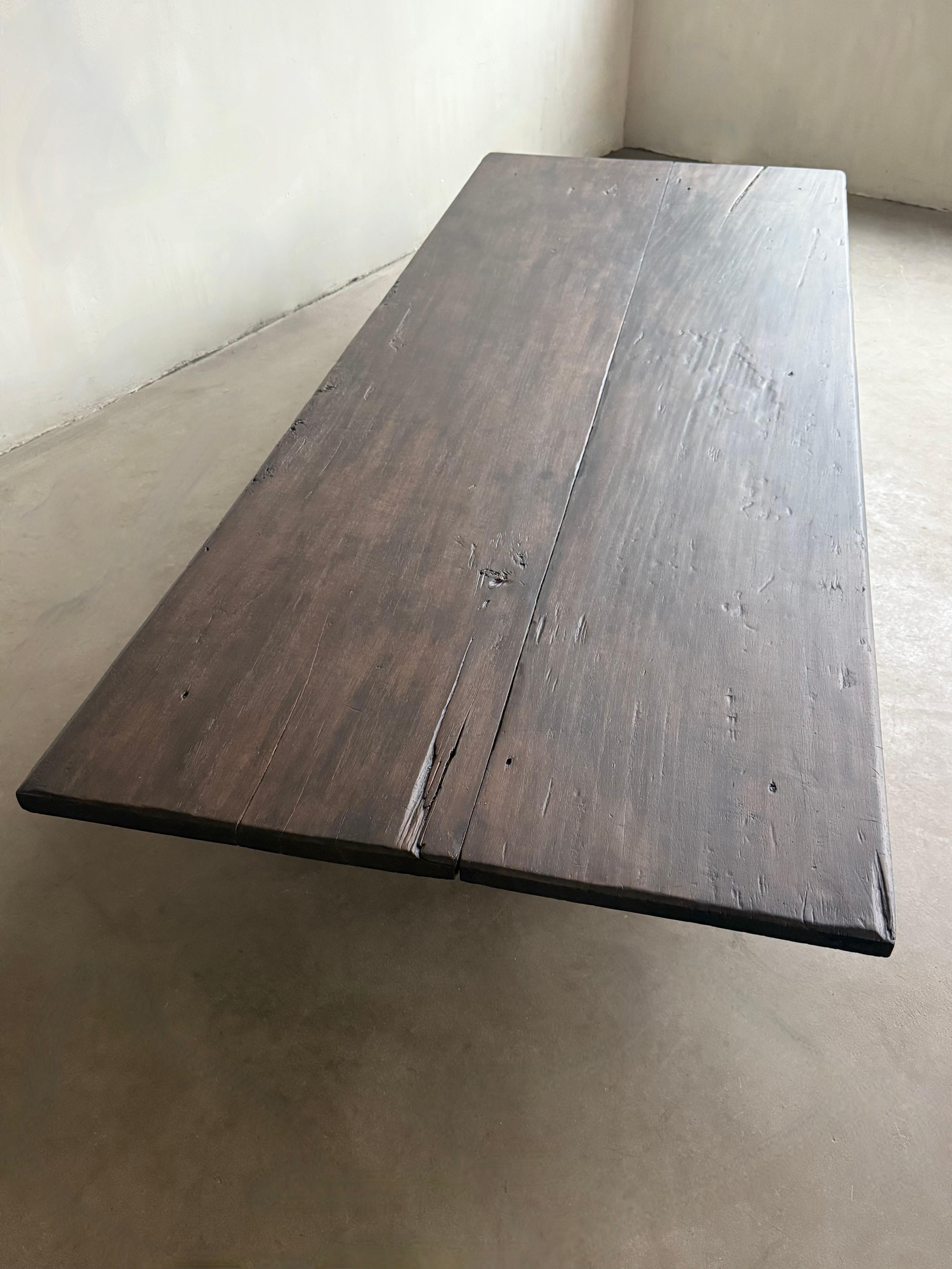 Early 20th Century Japanese Walnut Coffee Table For Sale