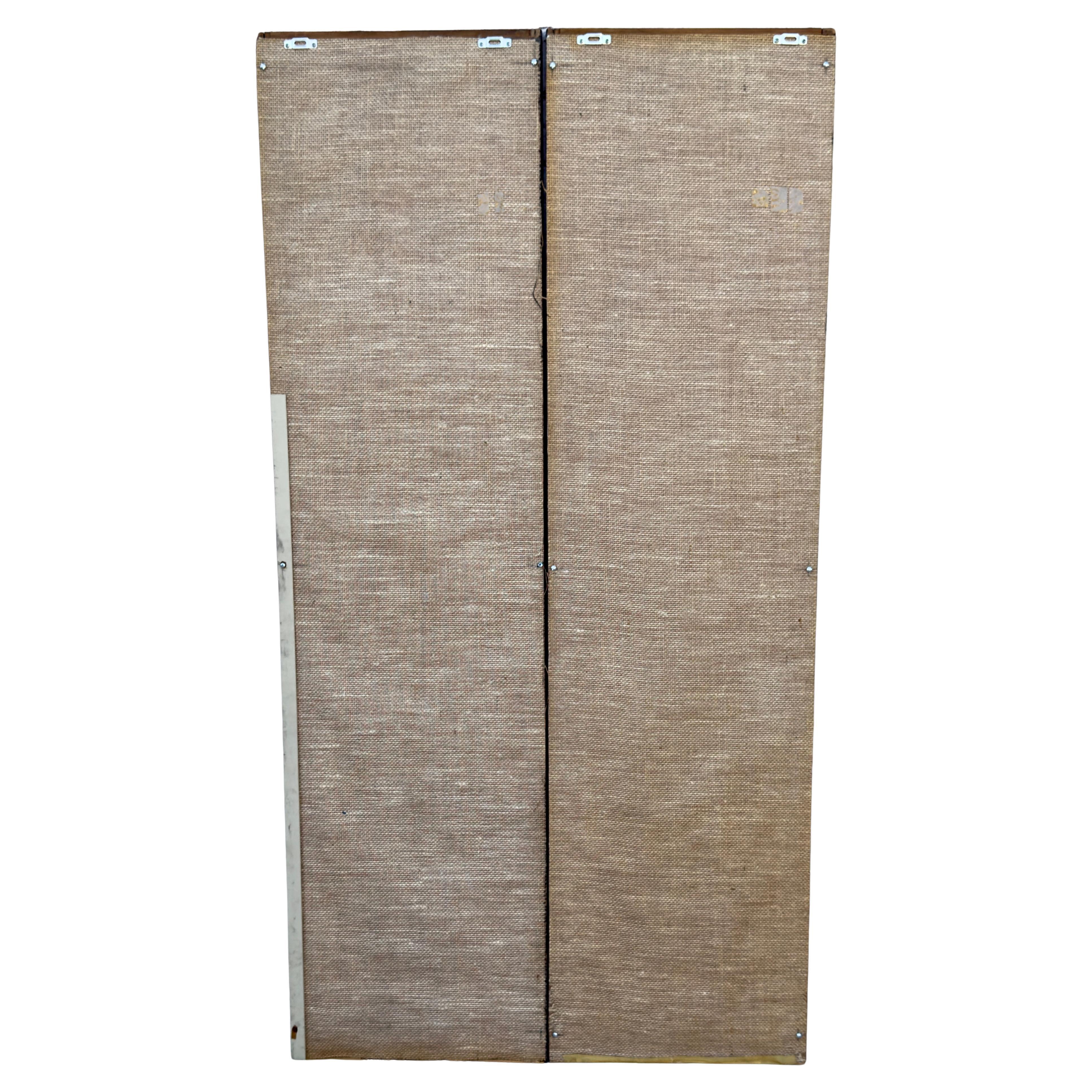 Japanese Watercolor Fusuma Door Panels, Two Panels 2