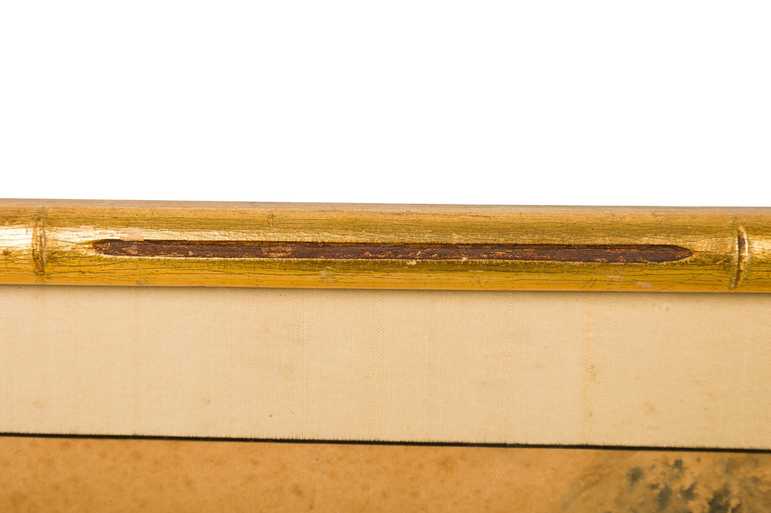 Acuarela japonesa de Un árbol en una colina sin hojas siglo XIX en venta