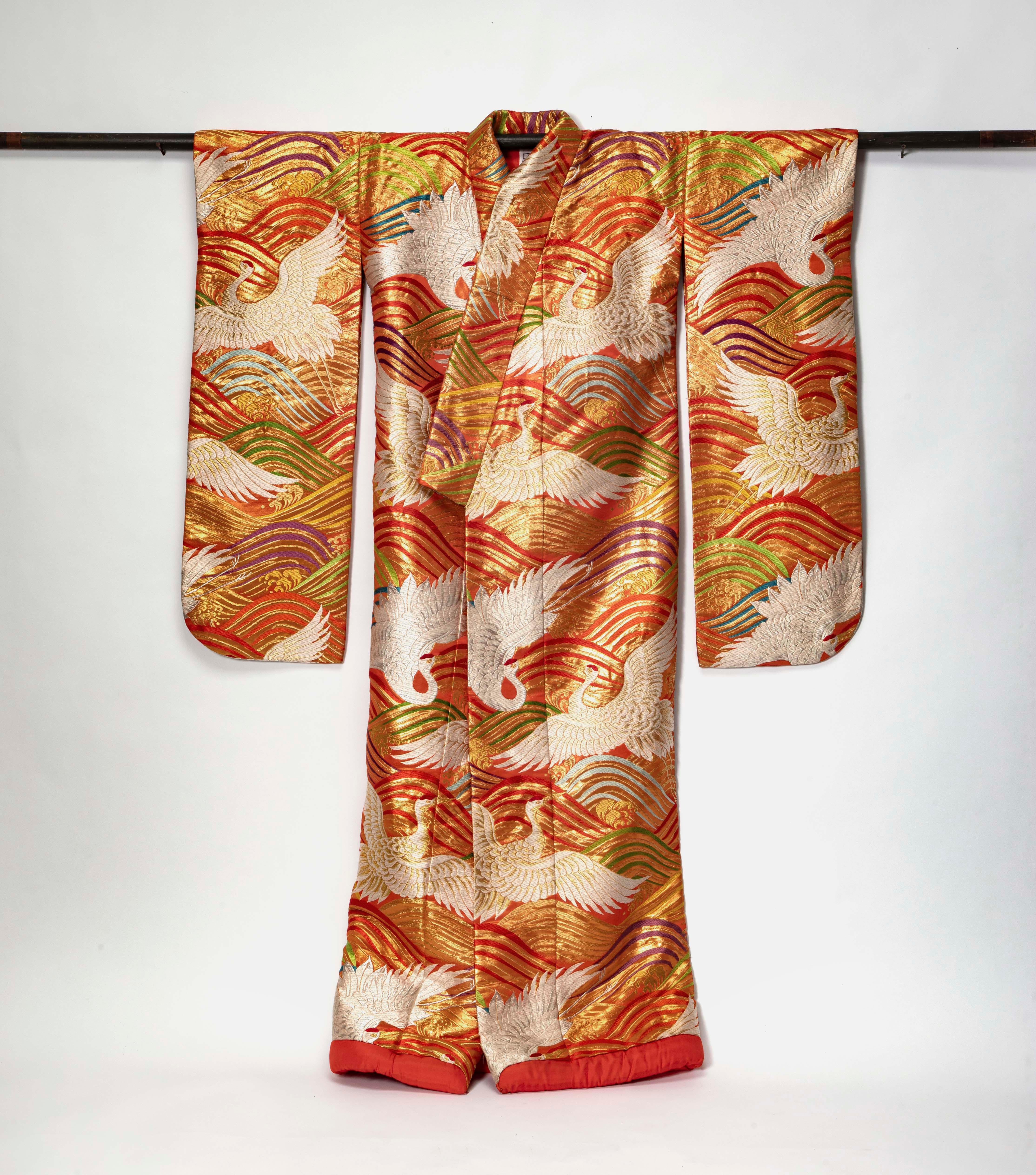 Hand-Crafted Japanese Wedding Kimono For Sale
