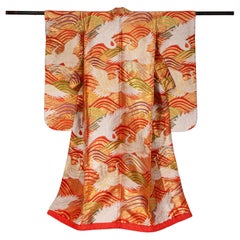 Retro Japanese Wedding Kimono