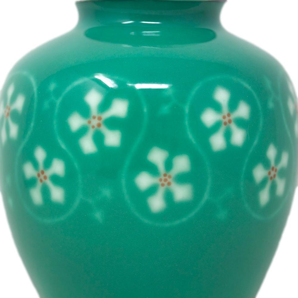 XX secolo Vaso giapponese senza fili in smalto cloisonne della ditta Ando in vendita