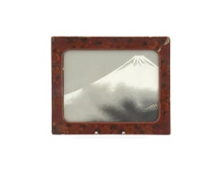 Japanese Wireless Cloisonne Mount Fujiyama Plaque