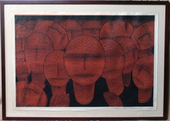 Japanese Wood Block Print by Tomio Kinoshita