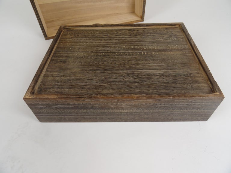 Japanese Wood Box For Sale at 1stDibs