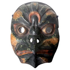Japanese Wood Bugaku Mask of Korobase Edo Period