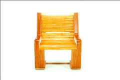 Japanese Wood Lounge Chair