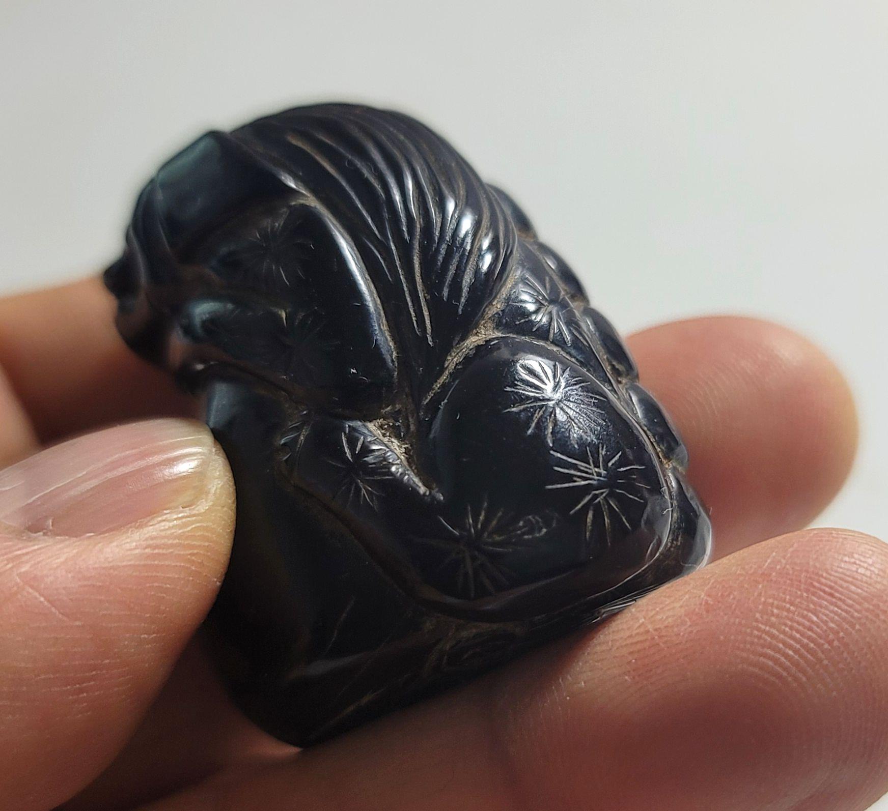 19th Century Japanese Wood Netsuke 