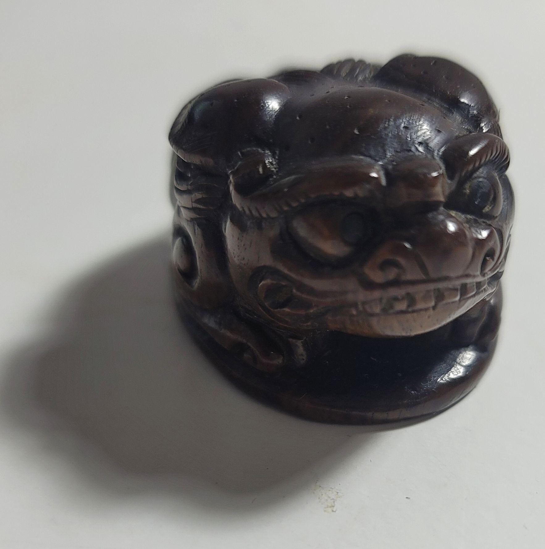 Japanese Wood Netsuke 