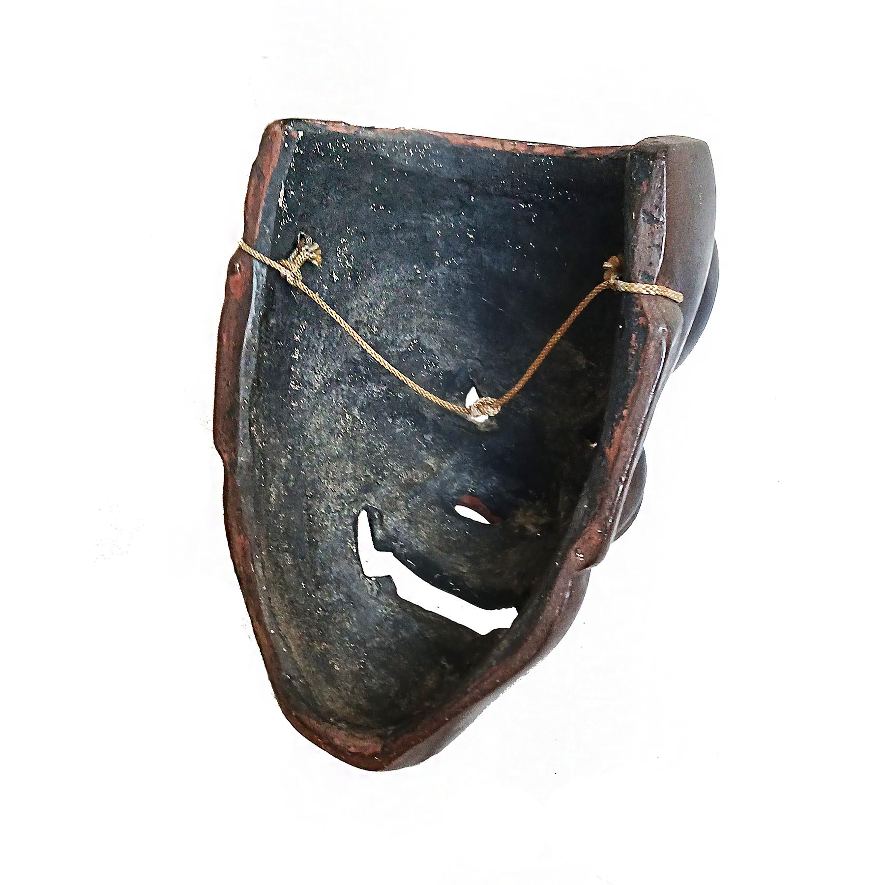 Japanische Holzmaske 