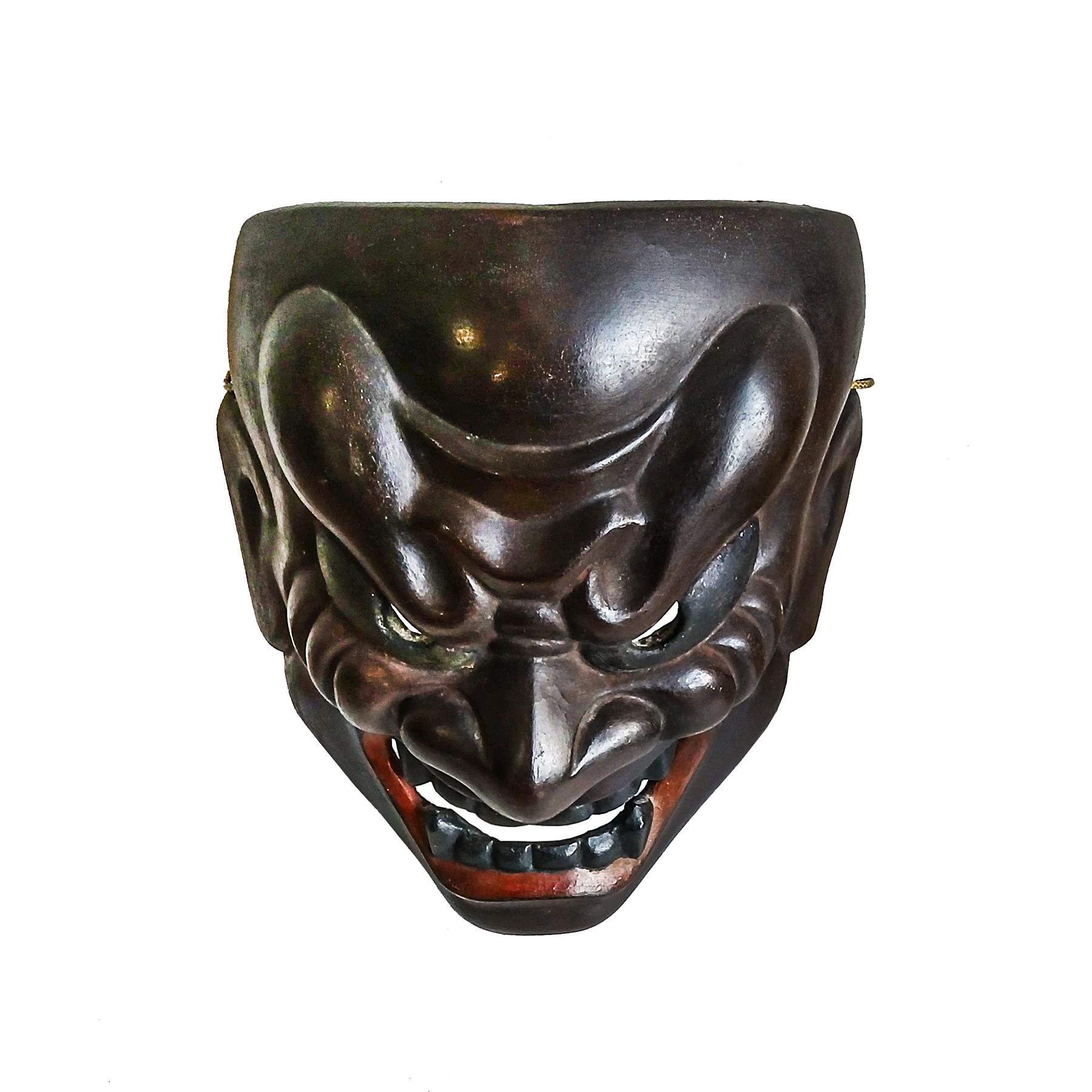 Japanische Holzmaske 