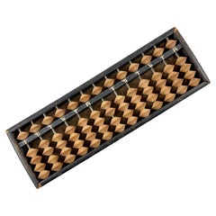 Japanese Wood Soroban Abacus, 1940s