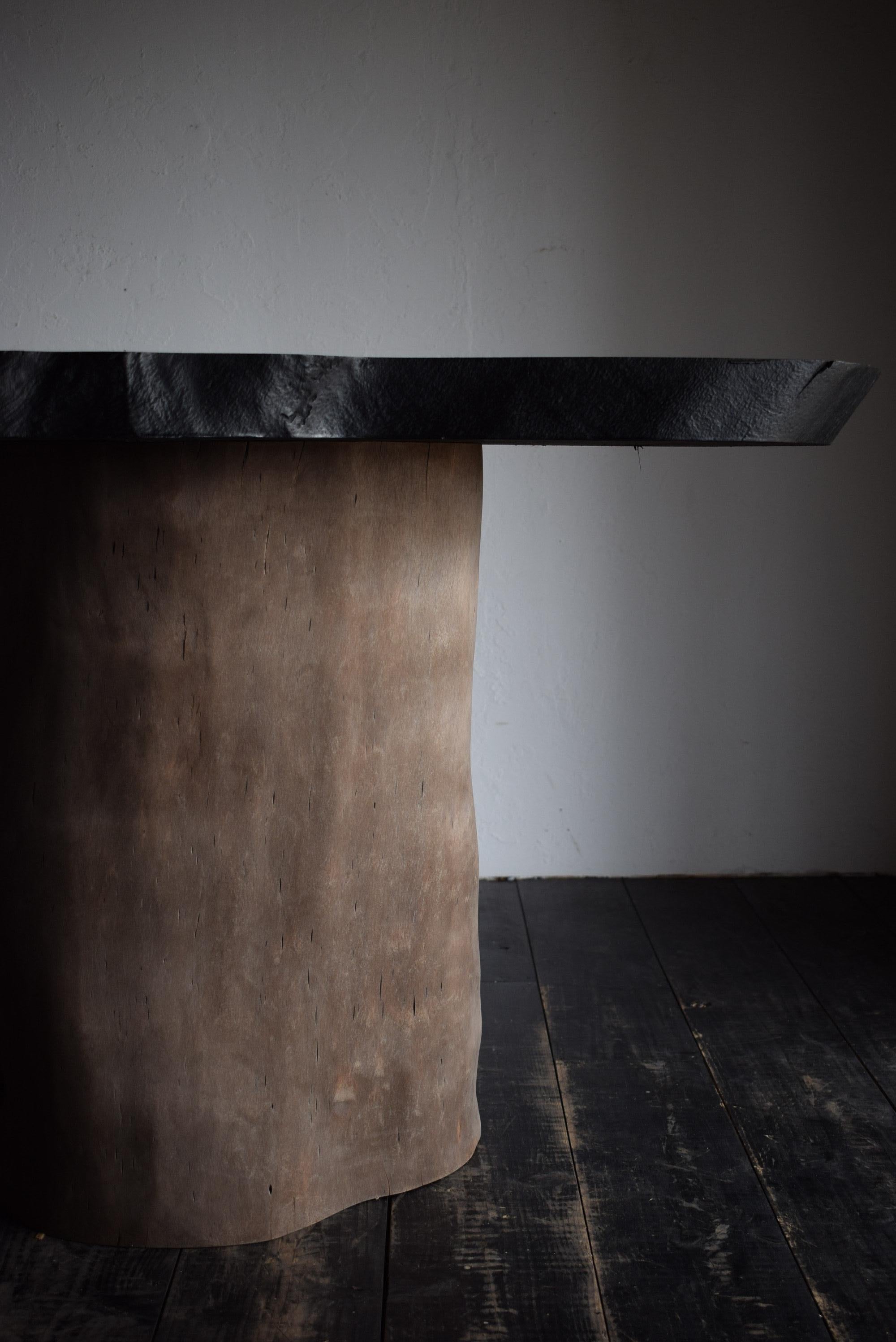 Japanese wood table /wabi-sabi table / primitive table / console table For Sale 4